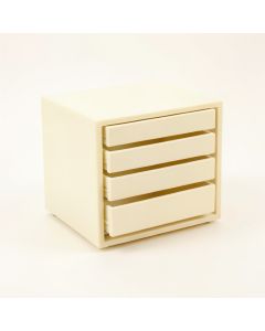 Willow Crossing Small-Parts Storage Drawer Cabinet - Ivory (synthetic illustration; no displayed measurements)