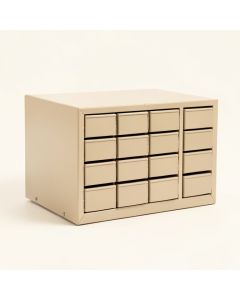 Pine Dell Small-Parts Storage Drawer Cabinet - Beige (synthetic illustration; no displayed measurements)