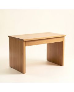 Solid Wood Writing Desk (synthetic illustration; no displayed measurements)
