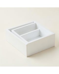 Willow Bend Empty Pantry Drawer Organizer Insert - White (synthetic illustration; no displayed measurements)