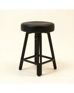 Adjustable Bar Stool In Black (synthetic illustration; no displayed measurements)
