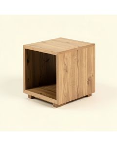 Marleigh Solid Wood End Table With Storage (synthetic illustration; no displayed measurements)