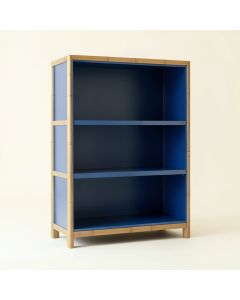 Hill Bluff Freestanding Bookcase - Blue (synthetic illustration; no displayed measurements)