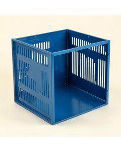 Hill Edge Empty Furniture-Style Pet Crate - Blue (synthetic illustration; no displayed measurements)