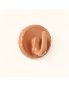 Oak Crossing Wall-Mounted Robe Hook - Terracotta (synthetic illustration; no displayed measurements)