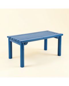 Flint Field Indoor Bench - Blue (synthetic illustration; no displayed measurements)