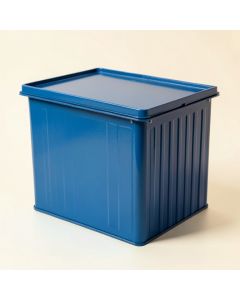 Briar Branch Closed Outdoor Storage Box - Blue (synthetic illustration; no displayed measurements)