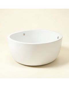 Ursula 59 '' X 28 '' Freestanding Soaking Acrylic Bathtub (synthetic illustration; no displayed measurements)