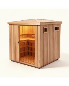 Osla 6 Person Traditional Steam Sauna (synthetic illustration; no displayed measurements)