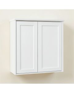 Dune Canyon Wall-Mounted Laundry Cabinet - White (synthetic illustration; no displayed measurements)