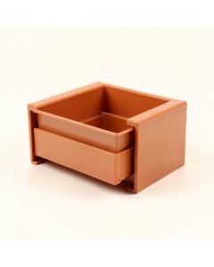 Bay Bridge Small-Parts Storage Drawer Cabinet - Terracotta (synthetic illustration; no displayed measurements)
