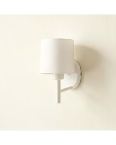 Olive Canyon Wall Sconce Mounted On A Plain Wall - White (synthetic illustration; no displayed measurements)