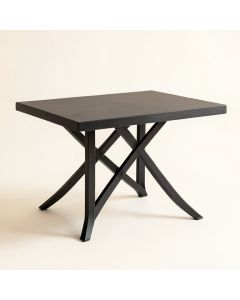 Rowan Dale Patio Table - Black (synthetic illustration; no displayed measurements)