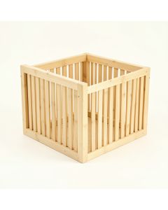 Spruce Bridge Empty Furniture-Style Litter Enclosure - Beige (synthetic illustration; no displayed measurements)