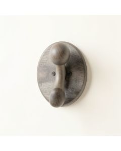 Wren Crest Wall-Mounted Robe Hook - Gray (synthetic illustration; no displayed measurements)