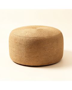 Odin 20 '' Wide Round Pouf Ottoman (synthetic illustration; no displayed measurements)