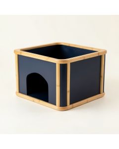 Briar Dale Empty Furniture-Style Litter Enclosure - Navy (synthetic illustration; no displayed measurements)