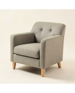 Maubara 25.1 '' Wide Tufted Polyester Side Chair (synthetic illustration; no displayed measurements)