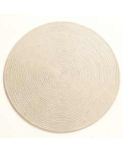 Ash Bend Round Area Rug - Ivory (synthetic illustration; no displayed measurements)