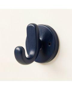 Hazel Branch Wall-Mounted Robe Hook - Navy (synthetic illustration; no displayed measurements)
