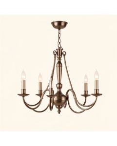 Dutra 5 - Light Candle Style Classic / Traditional Chandelier (synthetic illustration; no displayed measurements)