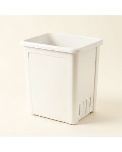 Hazel Brook Closed Garden Compost Bin - White (synthetic illustration; no displayed measurements)