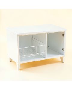 Wren Arc Empty Countertop Canister Rack - White (synthetic illustration; no displayed measurements)