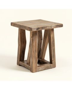 Gracie Oaks & Co. Driftwood Ashbrook Farmhouse End Table (synthetic illustration; no displayed measurements)