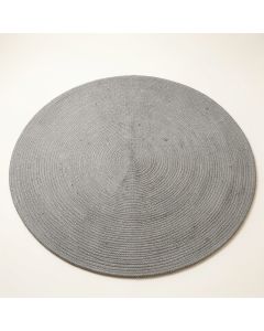 Oak Bluff Round Area Rug - Gray (synthetic illustration; no displayed measurements)