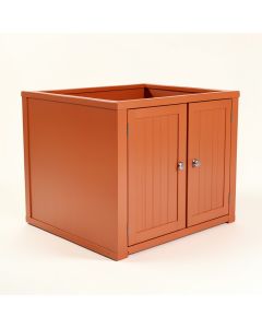 Holly Bridge Empty Furniture-Style Litter Enclosure - Terracotta (synthetic illustration; no displayed measurements)