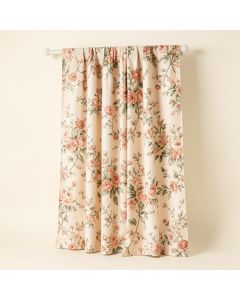 Clifton Hall 100 % Cotton Floral Room Darkening Rod Pocket Single Curtain Panel (synthetic illustration; no displayed measurements)