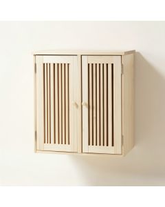 River Branch Wall-Mounted Laundry Cabinet - Ivory (synthetic illustration; no displayed measurements)