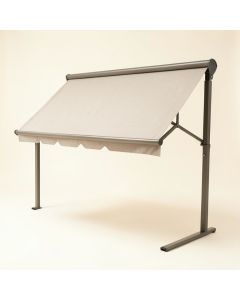 Patio Polyester Retractable Side Awning (synthetic illustration; no displayed measurements)