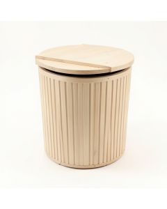 Hill Bluff Closed Garden Compost Bin - Beige (synthetic illustration; no displayed measurements)
