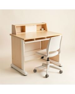 Kids 35.75 '' Writing Desk With Hutch And Chair Set (synthetic illustration; no displayed measurements)
