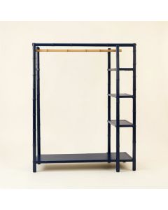 Spruce Arc Empty Garment Rack - Navy (synthetic illustration; no displayed measurements)