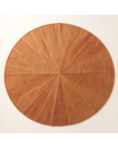 Elm Bridge Round Area Rug - Terracotta (synthetic illustration; no displayed measurements)