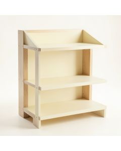 Holly Bend Empty Seed-Starting Shelving Unit Without Lights - Cream (synthetic illustration; no displayed measurements)