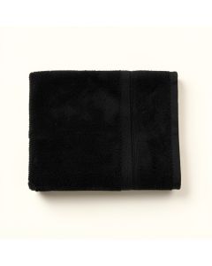 Dune Bend Bath Towel - Black (synthetic illustration; no displayed measurements)