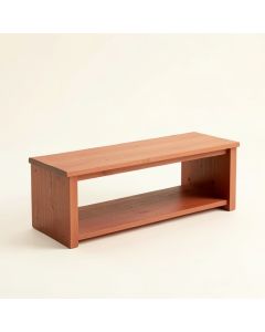 Dune Dale Narrow Outdoor Storage Bench - Terracotta (synthetic illustration; no displayed measurements)