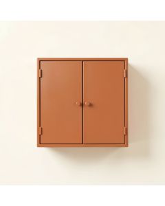 Clay Branch Wall-Mounted Entry Cabinet - Terracotta (synthetic illustration; no displayed measurements)