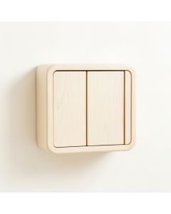 Cliff Canyon Wall-Mounted Entry Cabinet - Ivory (synthetic illustration; no displayed measurements)