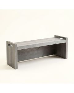 Glen Crest Narrow Outdoor Storage Bench - Gray (synthetic illustration; no displayed measurements)