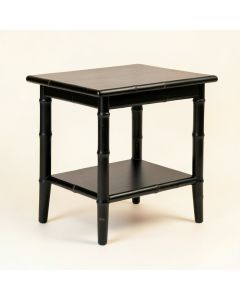Ridge Bridge Side Table - Black (synthetic illustration; no displayed measurements)