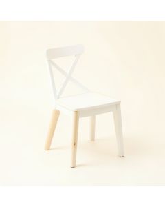 Brook Bridge Small Chair - White (synthetic illustration; no displayed measurements)