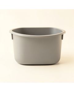 Summit Bend Empty Railing Planter With Integral Brackets - Gray (synthetic illustration; no displayed measurements)
