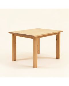 Ninette Poplar Solid Wood Dining Table (synthetic illustration; no displayed measurements)