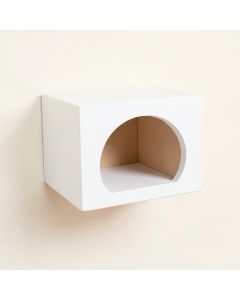 Maple Dell Wall-Mounted Cat Perch - White (synthetic illustration; no displayed measurements)