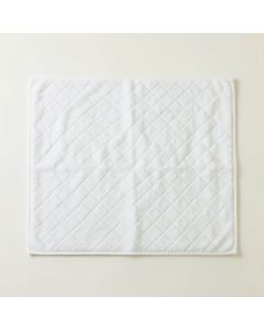 Clay Bluff Bath Mat - White (synthetic illustration; no displayed measurements)