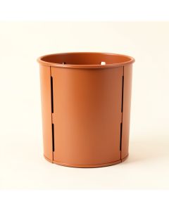 Harbor Bridge Closed Garden Compost Bin - Terracotta (synthetic illustration; no displayed measurements)